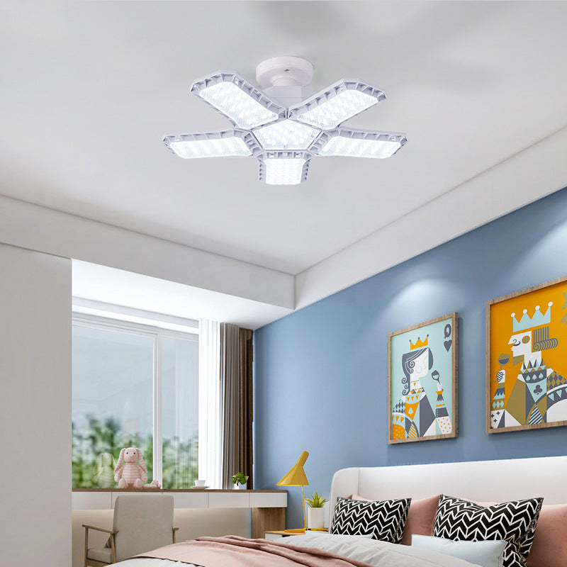 Led folding garage leaf light