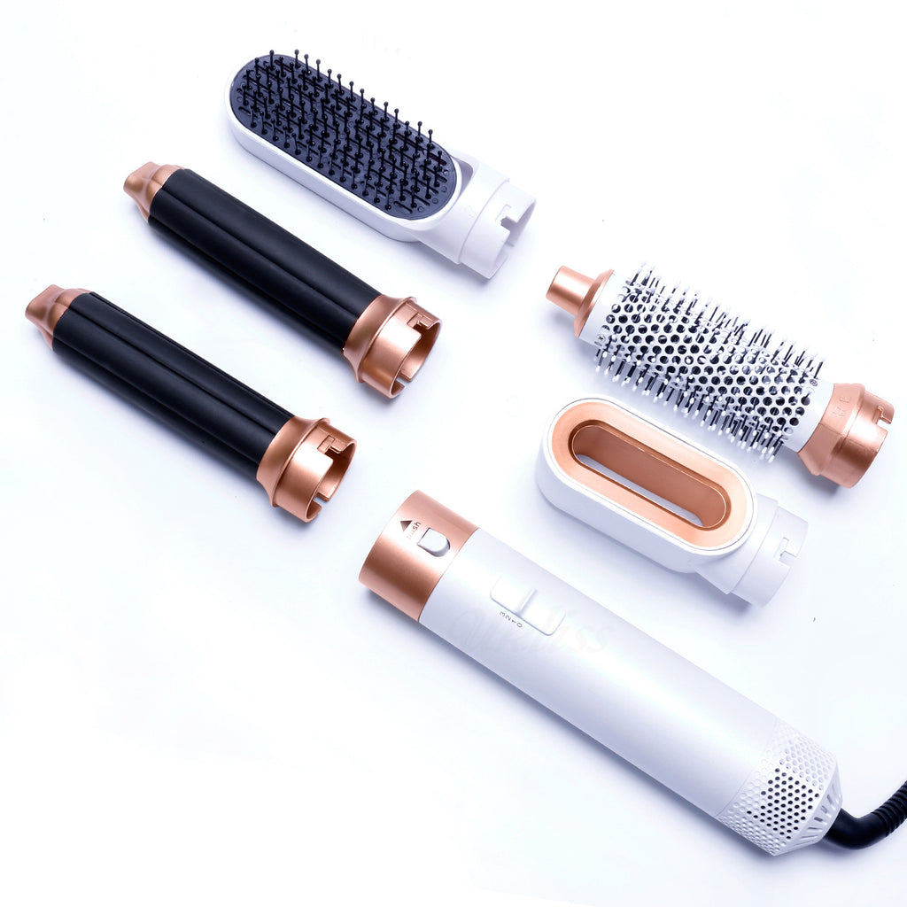 New five-in-one hot air comb