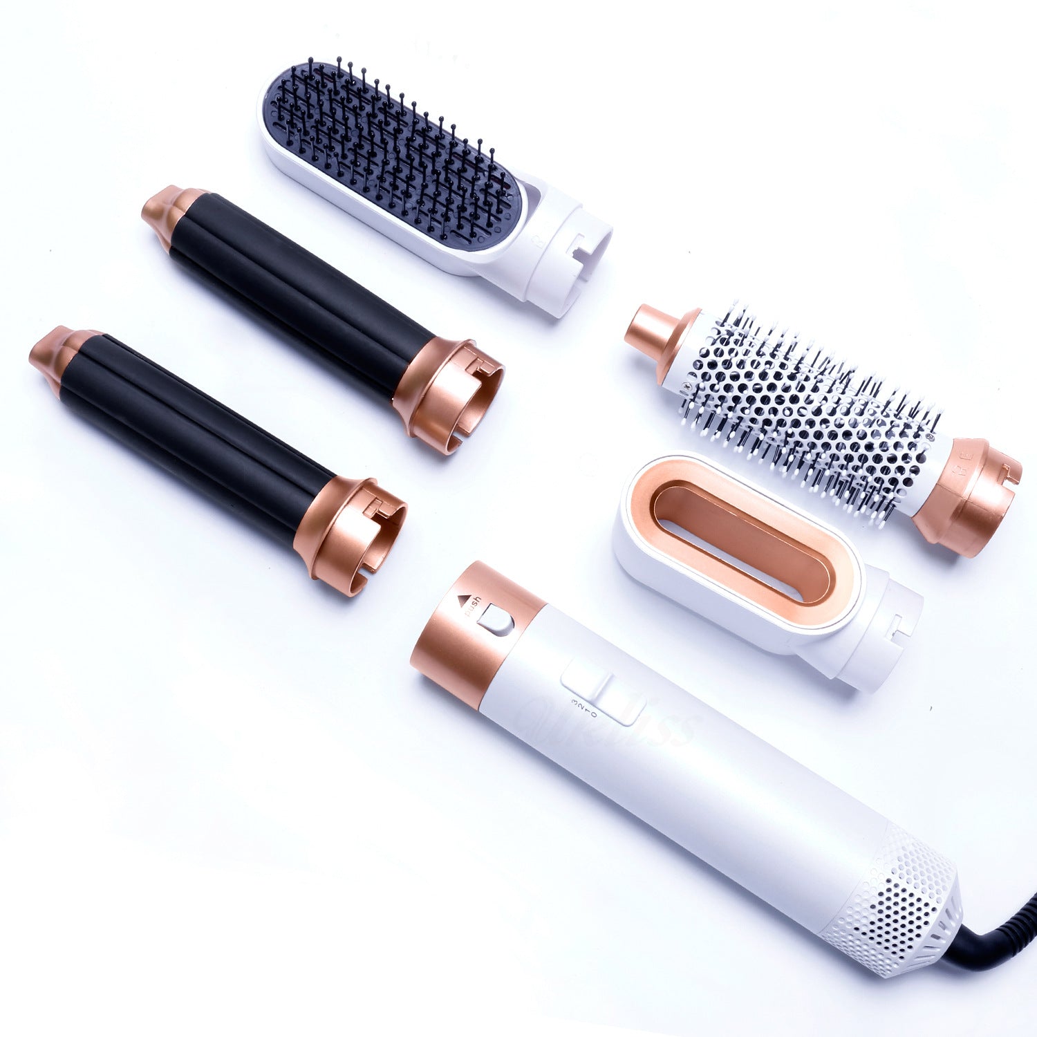 New five-in-one hot air comb