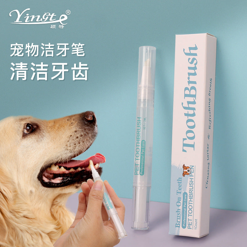 Pet cleaning teeth toothbrush pen