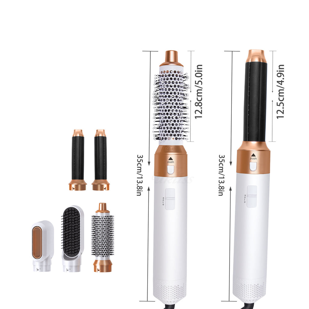 New five-in-one hot air comb