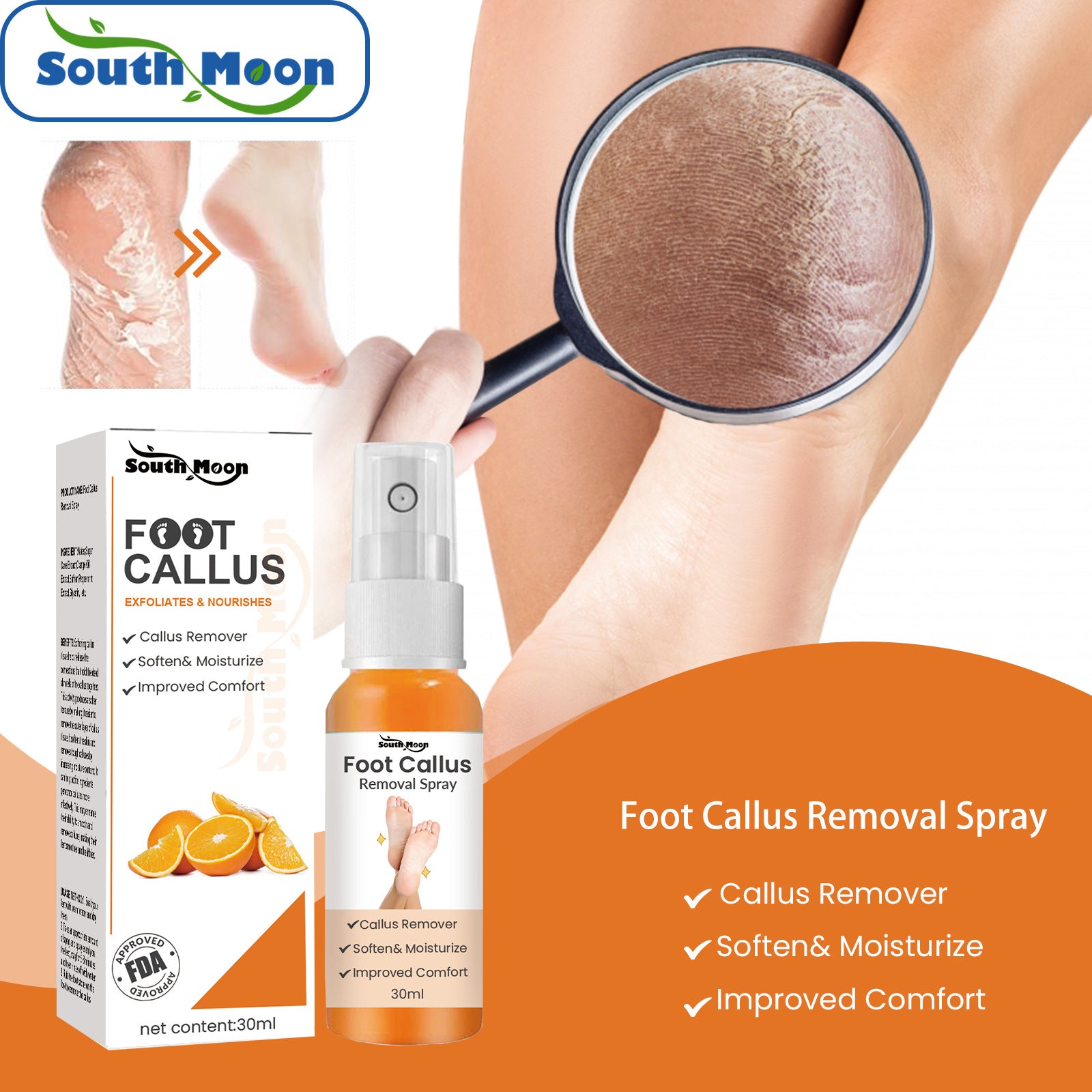 South Moon Foot Exfoliating Spray