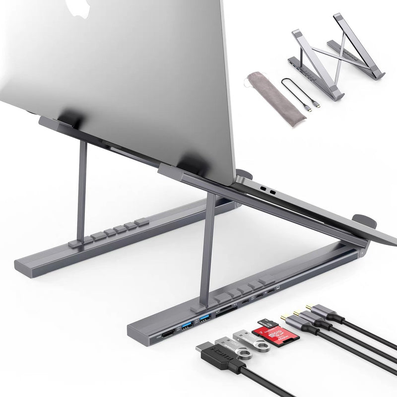 7-in-1 Laptop Stand with Docking Station