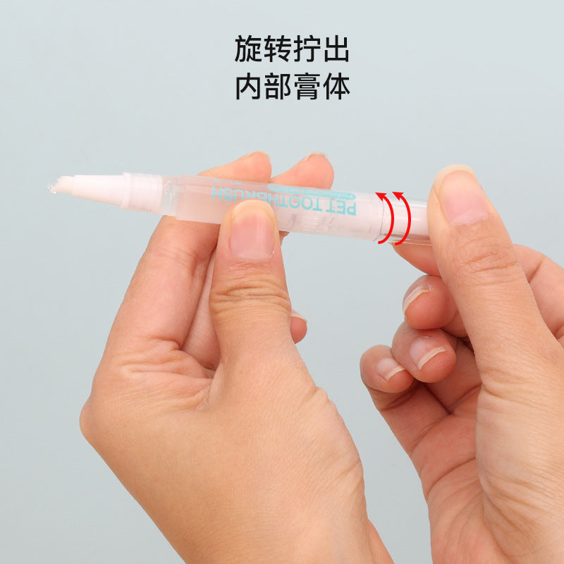 Pet cleaning teeth toothbrush pen