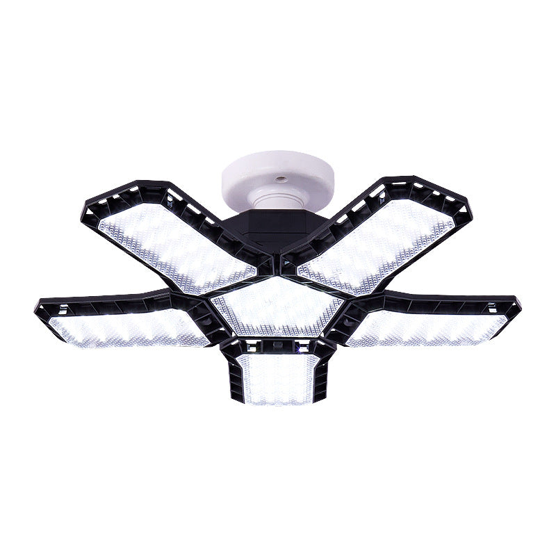 Led folding garage leaf light
