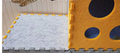 Felt cat tunnel diy assembled